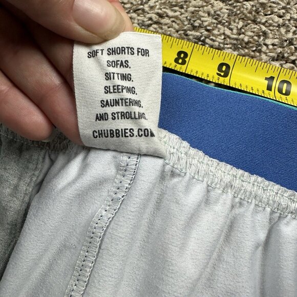 Chubbies Mens Lounge Shorts 5.5" Inseam Blue Neon Cocktail Print Beach Sz XXL - Picture 6 of 11